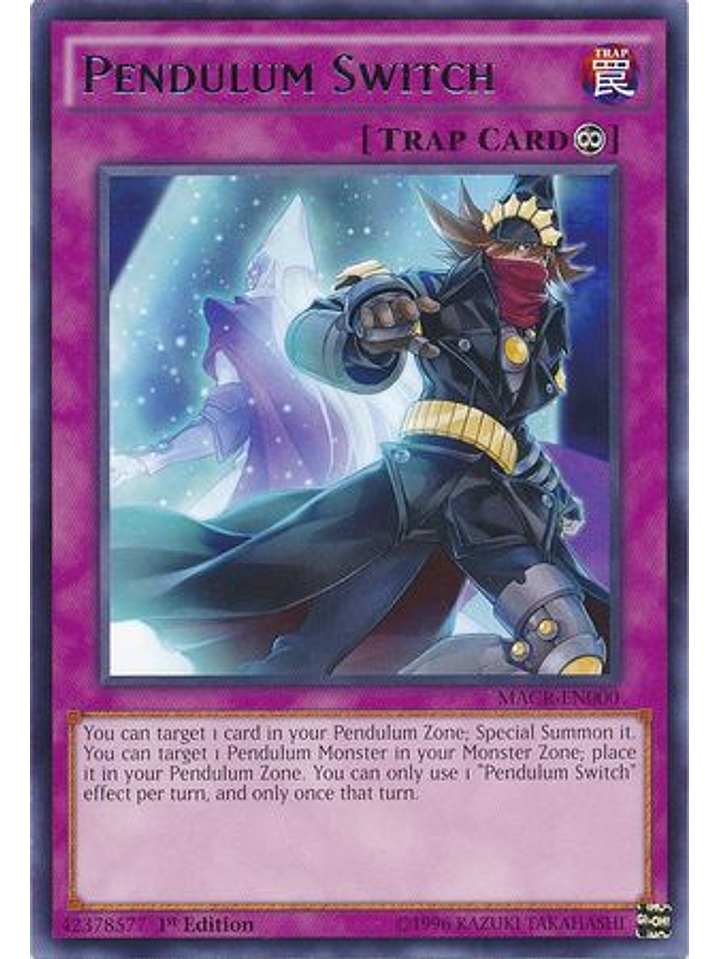 Pendulum Switch - MACR-EN000 - Rare 1st Edition 1