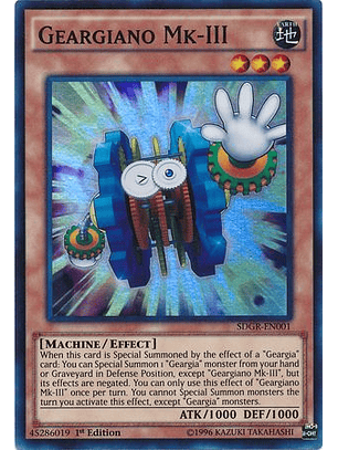 Geargiano Mk-III - SDGR-EN001 - Super Rare 1st Edition