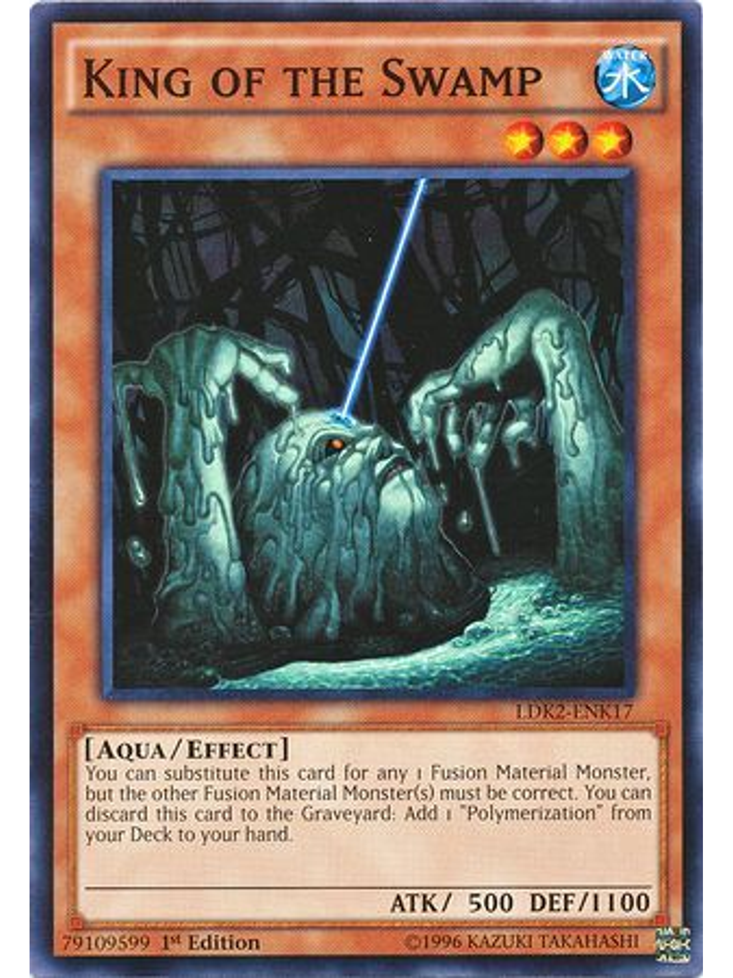 King of the Swamp - LDK2-ENK17 - Common 1st Edition 1