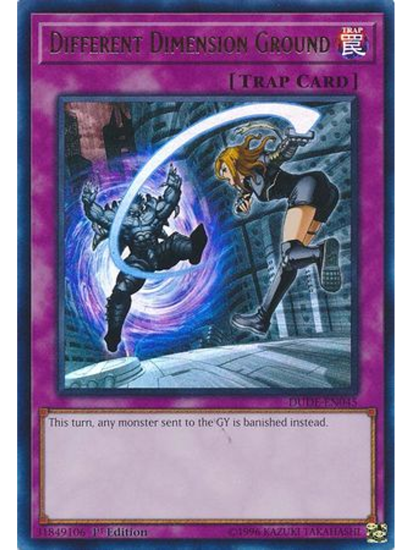 Different Dimension Ground - DUDE-EN045 - Ultra Rare 1