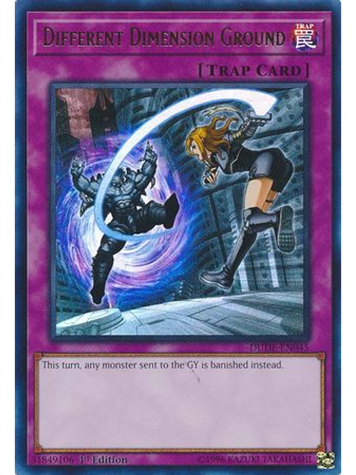 Different Dimension Ground - DUDE-EN045 - Ultra Rare 1