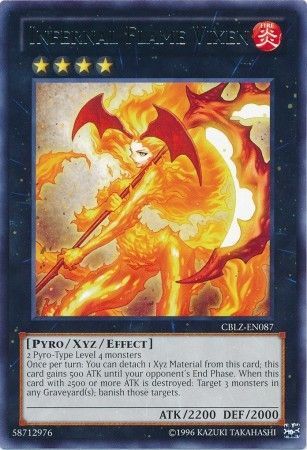 Infernal Flame Vixen - CBLZ-EN087 - Rare Unlimited