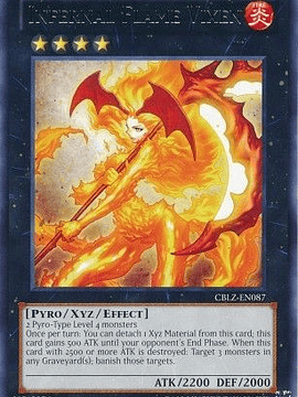 Infernal Flame Vixen - CBLZ-EN087 - Rare Unlimited