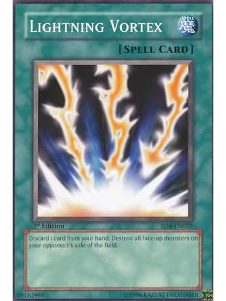Lightning Vortex - SD8-EN026 - Common 1st Edition 1