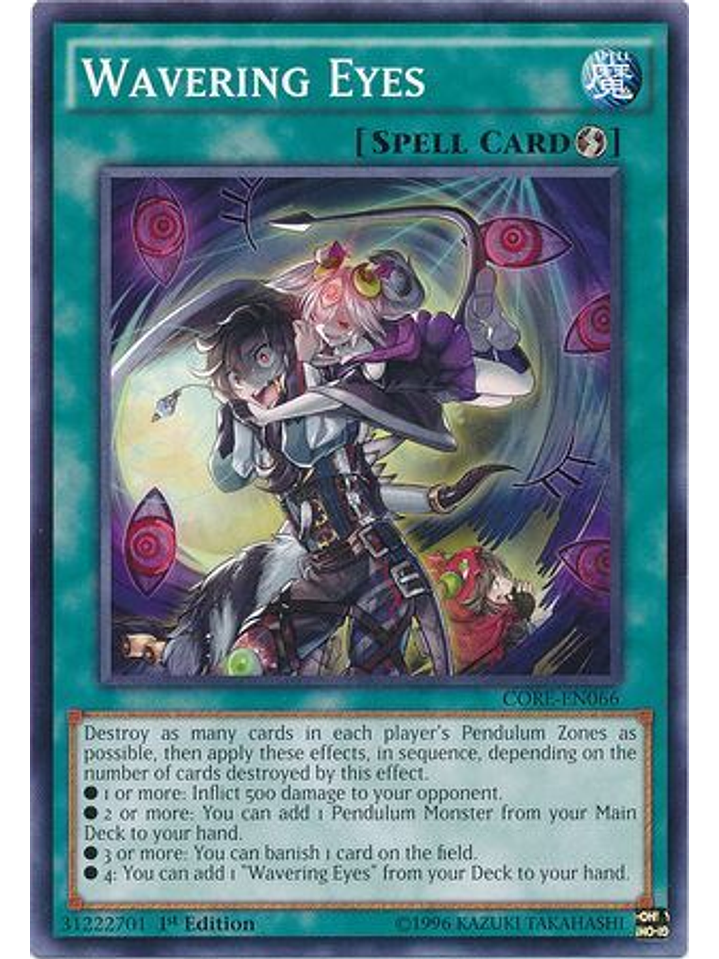 Wavering Eyes - CORE-EN066 - Common 1st Edition 1