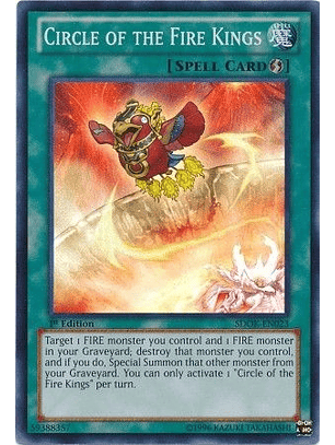 Circle of the Fire Kings - SDOK-EN023 - Super Rare 1st Edition