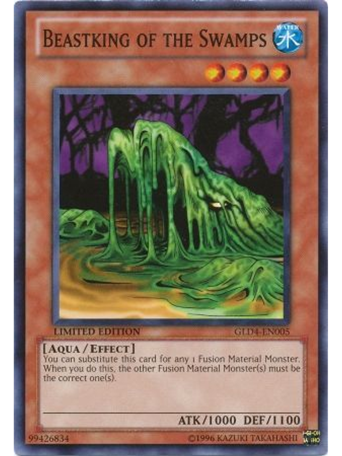 Beastking of the Swamps - GLD4-EN005 - Common 1