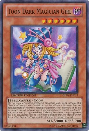 Toon Dark Magician Girl - GLD4-EN015 - Common