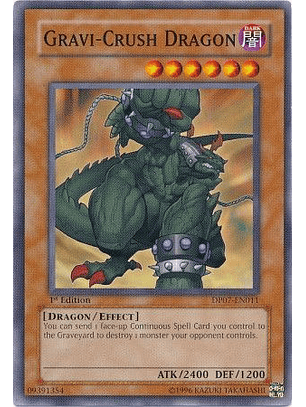 Gravi-Crush Dragon - DP07-EN011 - Common 1st Edition
