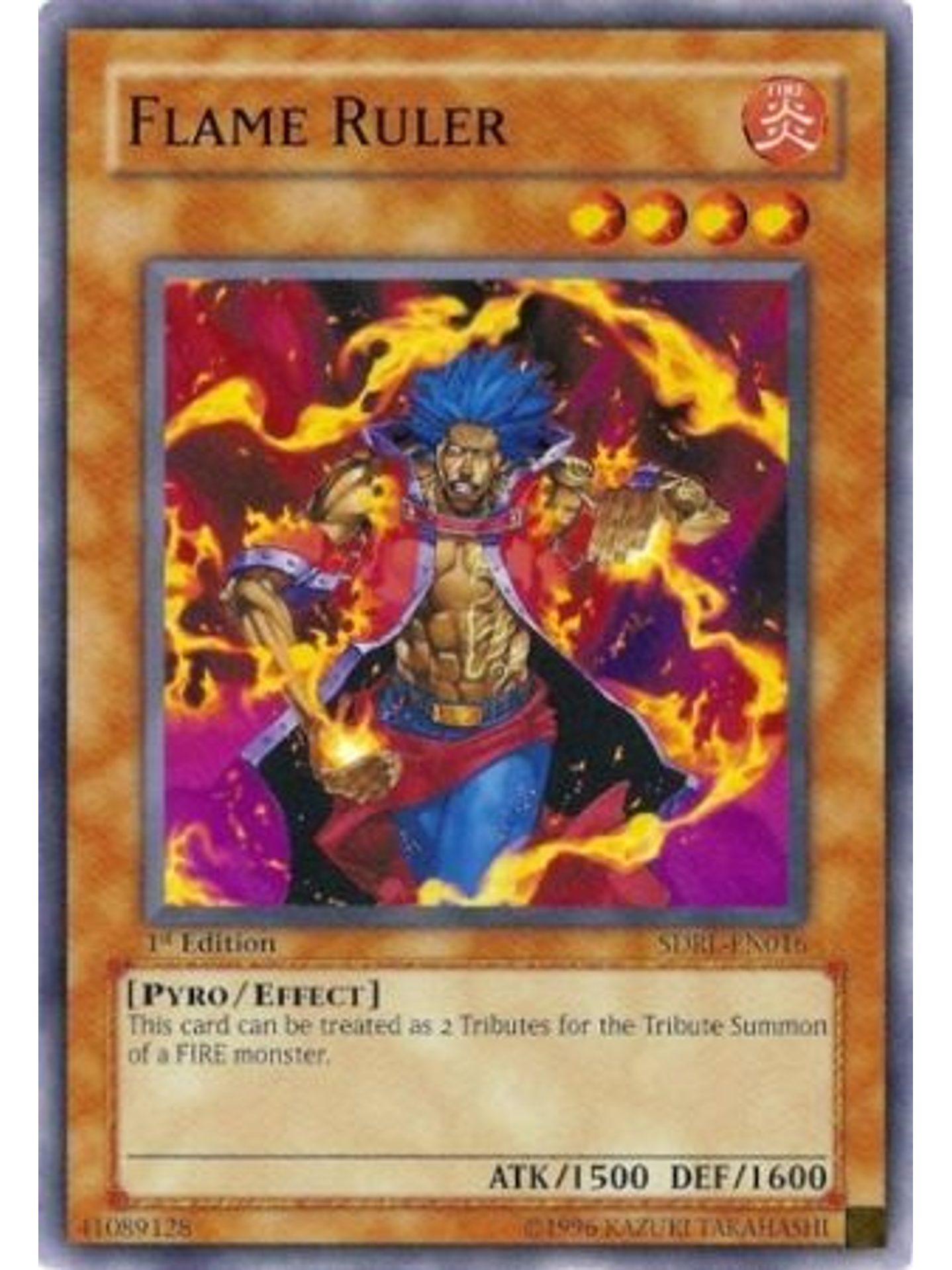 Flame Ruler - SDRL-EN016 - Common 1st Edition 1