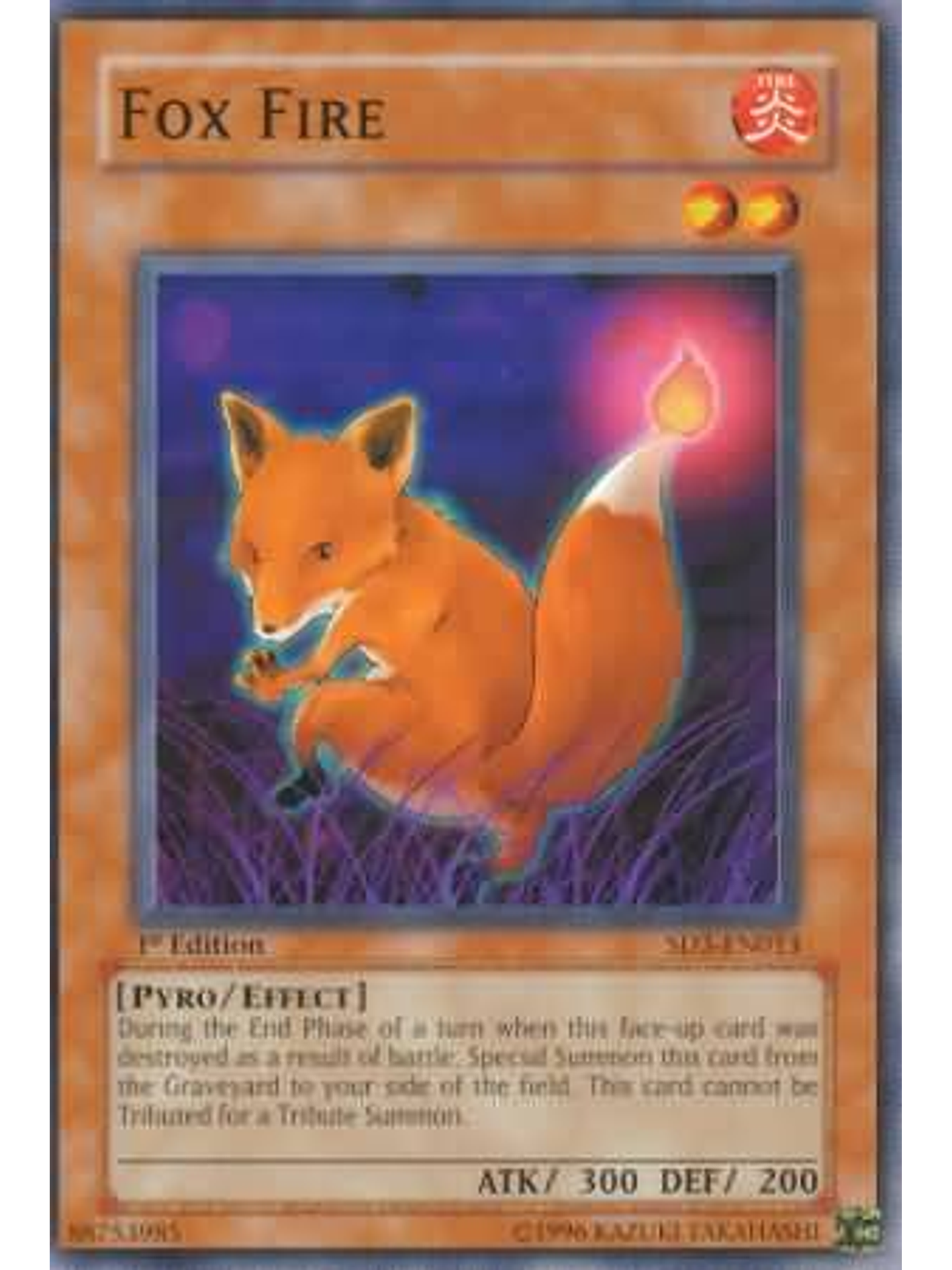 Fox Fire - SD3-EN013 - Common 1st Edition 1
