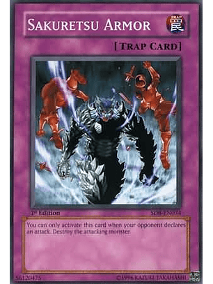 Sakuretsu Armor - SD8-EN034 - Common 1st Edition