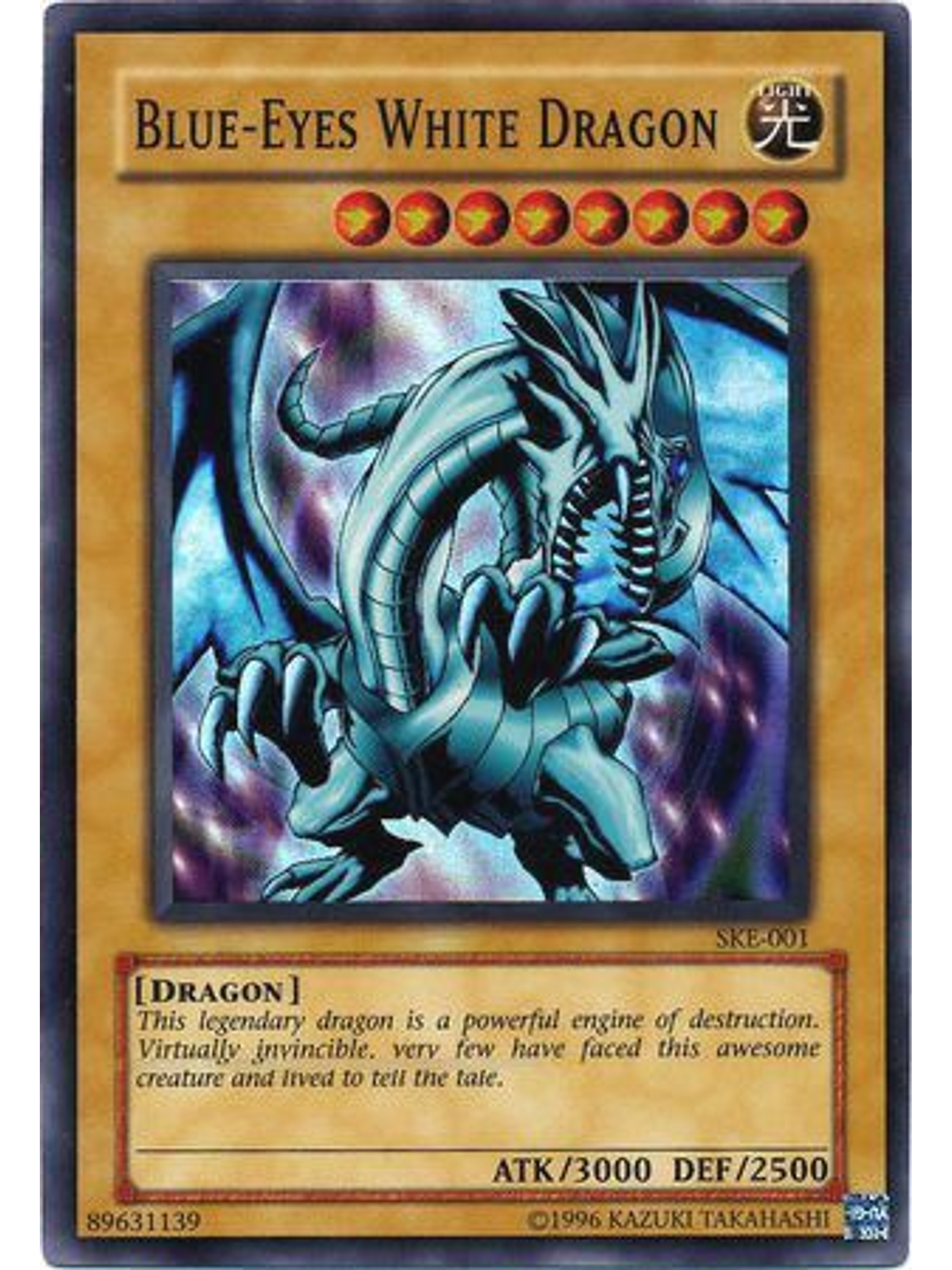 Blue-Eyes White Dragon - SKE-001 - Super Rare Unlimited 1
