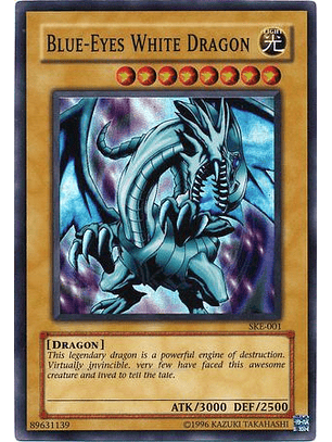 Blue-Eyes White Dragon - SKE-001 - Super Rare Unlimited