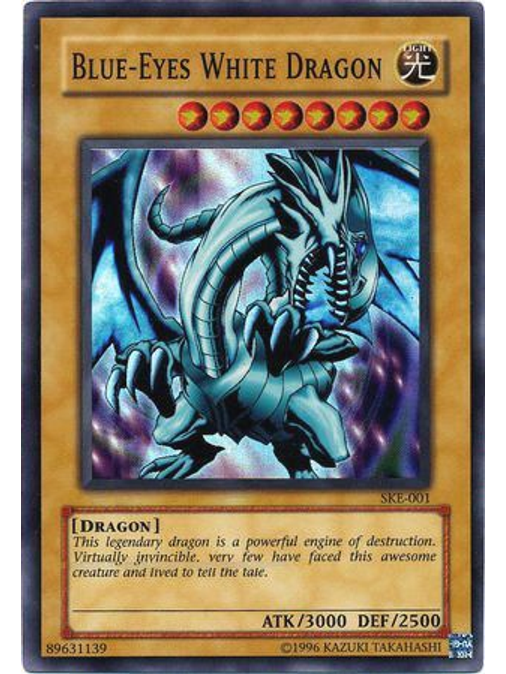 Blue-Eyes White Dragon - SKE-001 - Super Rare Unlimited 1