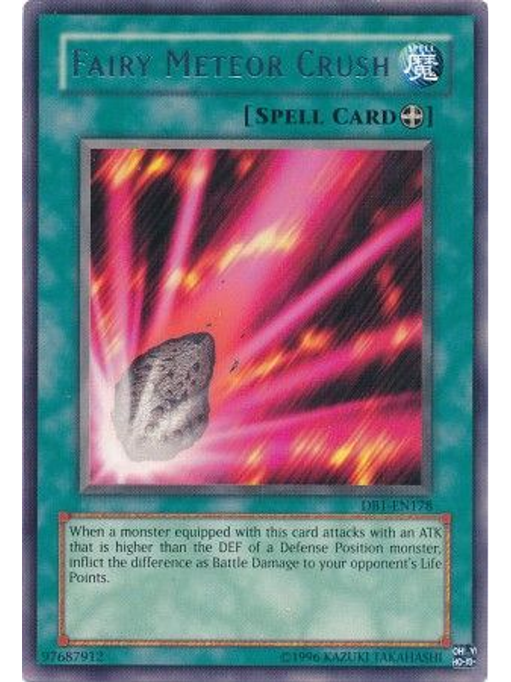 Fairy Meteor Crush - DB1-EN178 - Rare 1