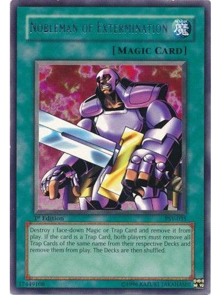 Nobleman of Extermination - PSV-035 - Rare 1st Edition 1