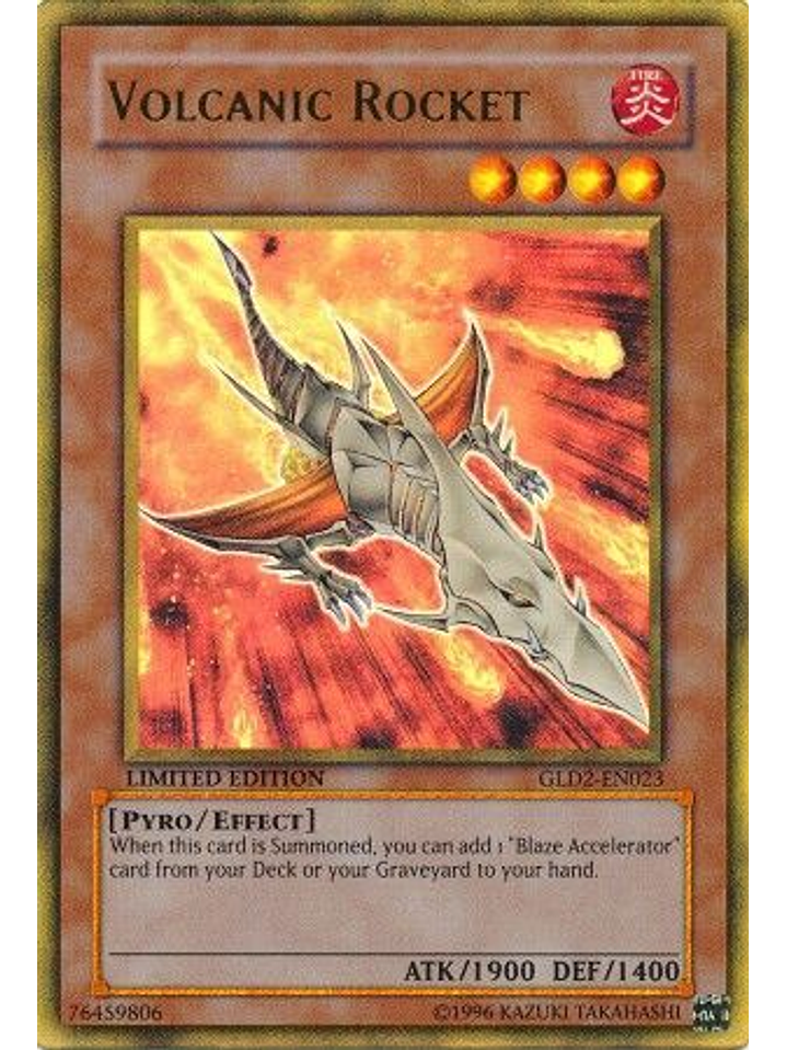 Volcanic Rocket - GLD2-EN023 - Gold Rare 1