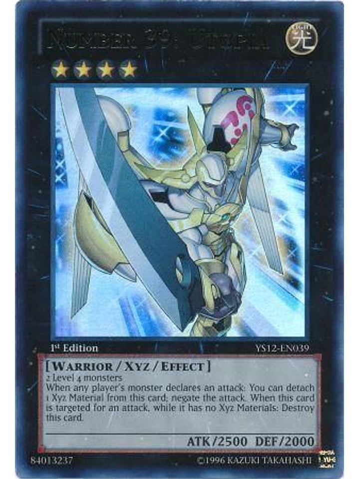 Number 39: Utopia - YS12-EN039 - Ultra Rare 1st Edition 1