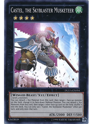 Castel, the Skyblaster Musketeer - DUEA-EN054 - Super Rare Unlimited