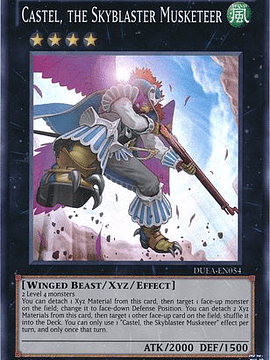 Castel, the Skyblaster Musketeer - DUEA-EN054 - Super Rare Unlimited