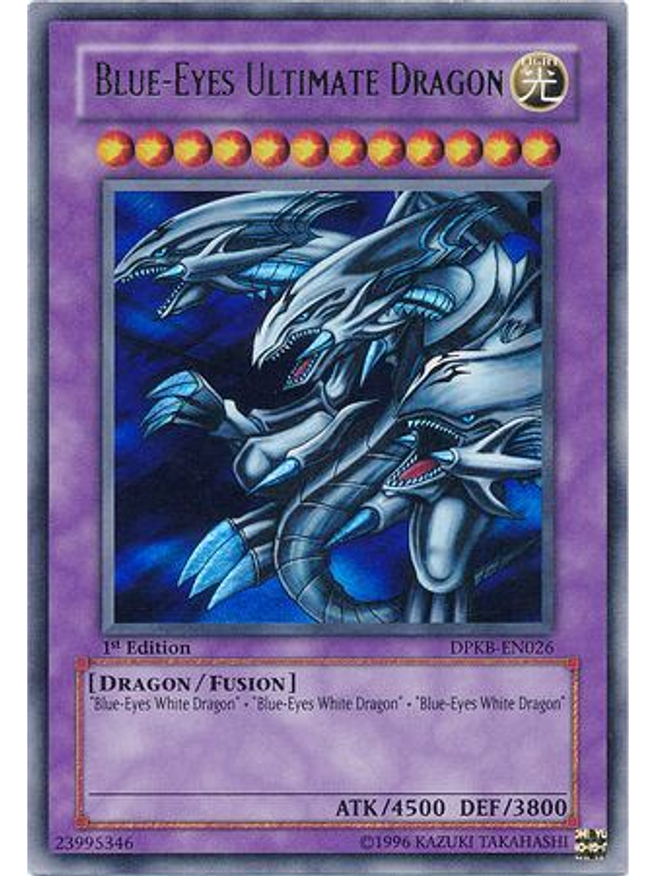 Blue-Eyes Ultimate Dragon - DPKB-EN026 - Ultra Rare Unlimited 1