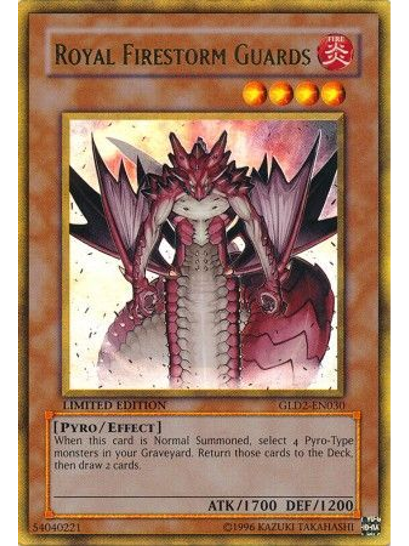 Royal Firestorm Guards - GLD2-EN030 - Gold Rare 1