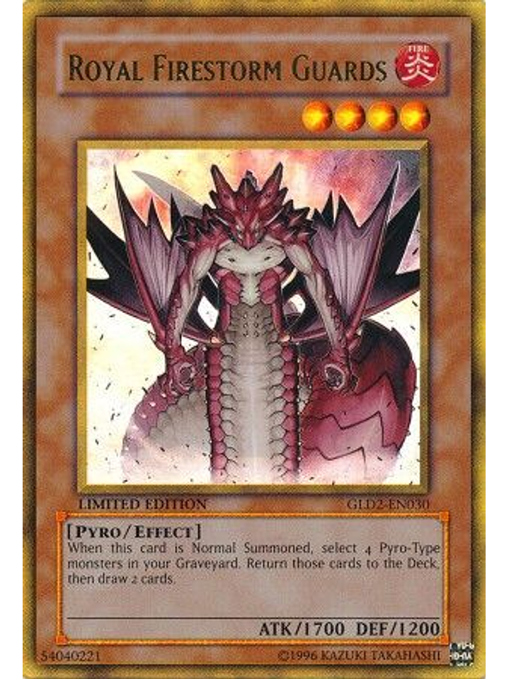 Royal Firestorm Guards - GLD2-EN030 - Gold Rare 1