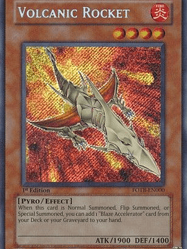 Volcanic Rocket - FOTB-EN000 - Secret Rare 1st Edition