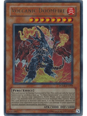 Volcanic Doomfire - FOTB-EN008 - Ultra Rare Unlimited
