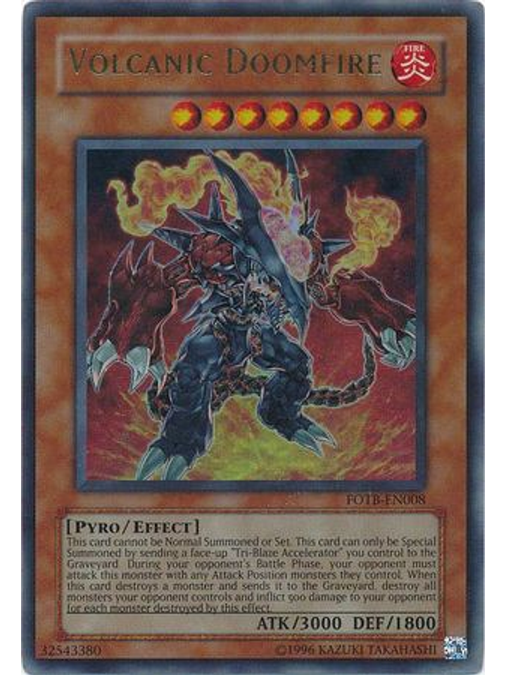 Volcanic Doomfire - FOTB-EN008 - Ultra Rare Unlimited 1