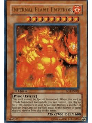 Infernal Flame Emperor - SD3-EN001 - Ultra Rare 1st Edition