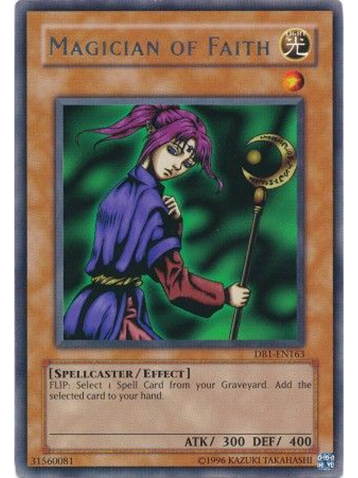 Magician of Faith - DB1-EN163 - Rare 1