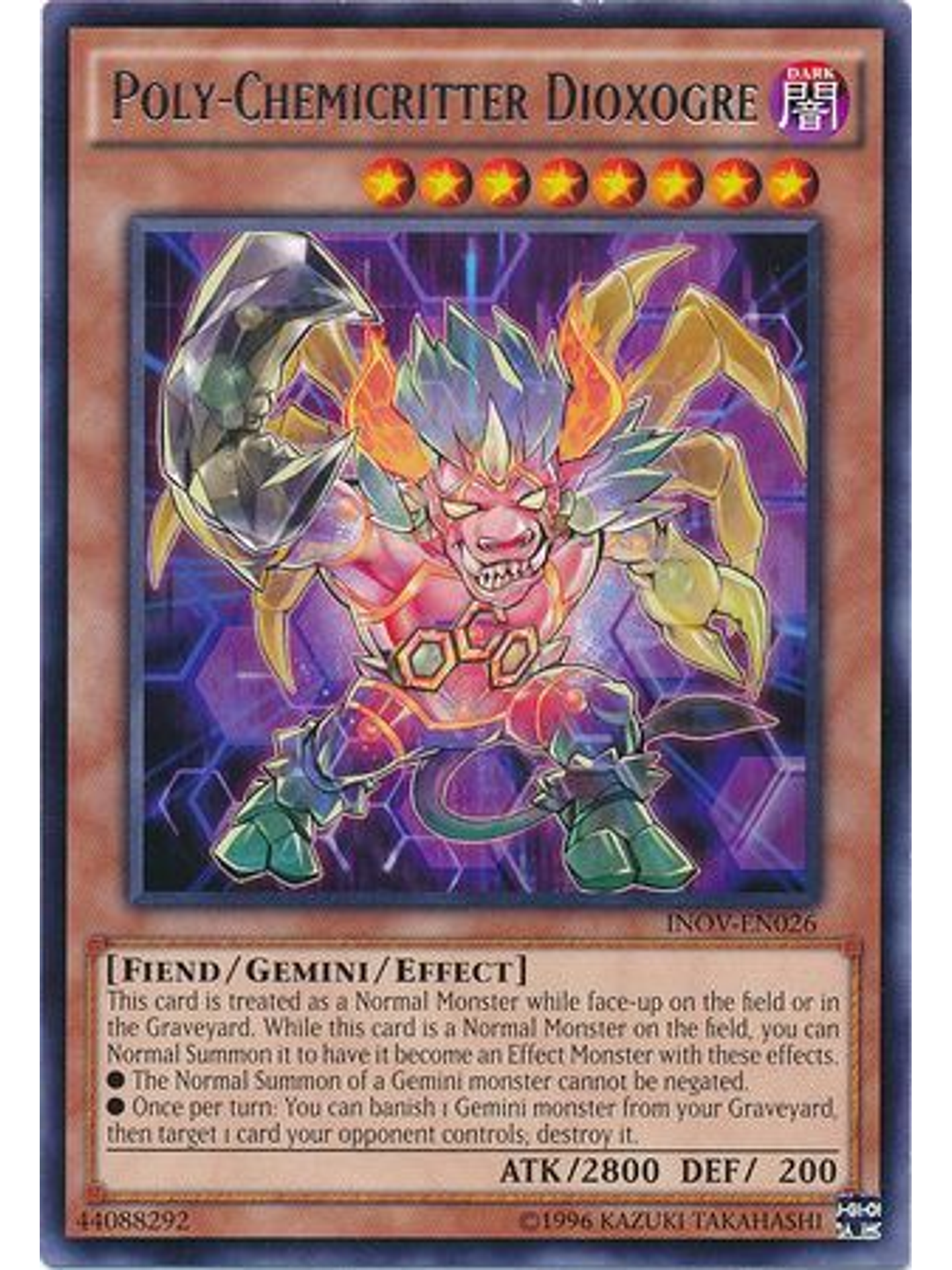 Poly-Chemicritter Dioxogre - INOV-EN026 - Rare Unlimited 1