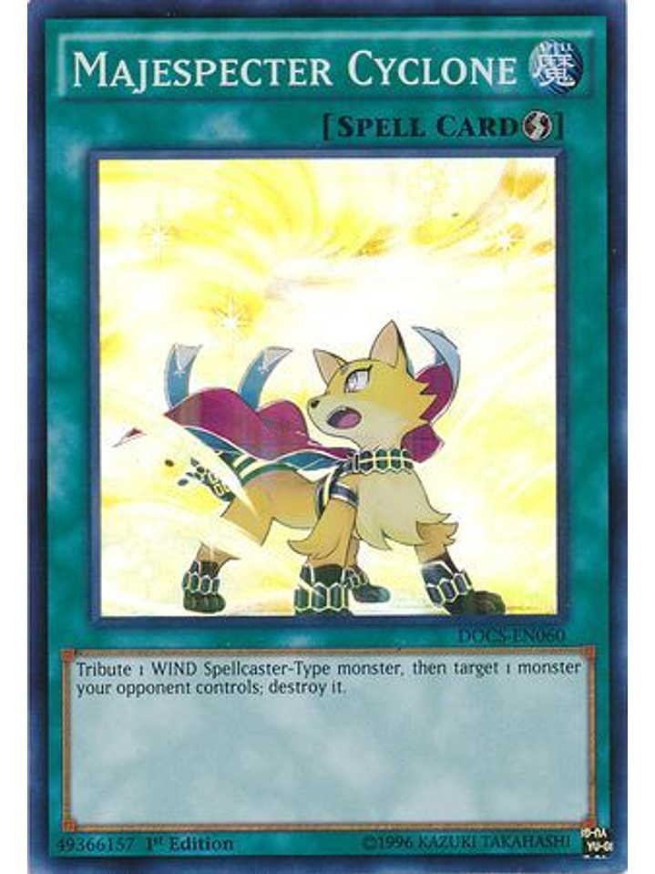 Majespecter Cyclone - DOCS-EN060 - Super Rare 1st Edition 1