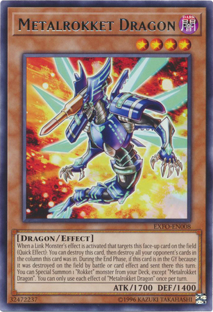 Metalrokket Dragon - EXFO-EN008 - Rare Unlimited