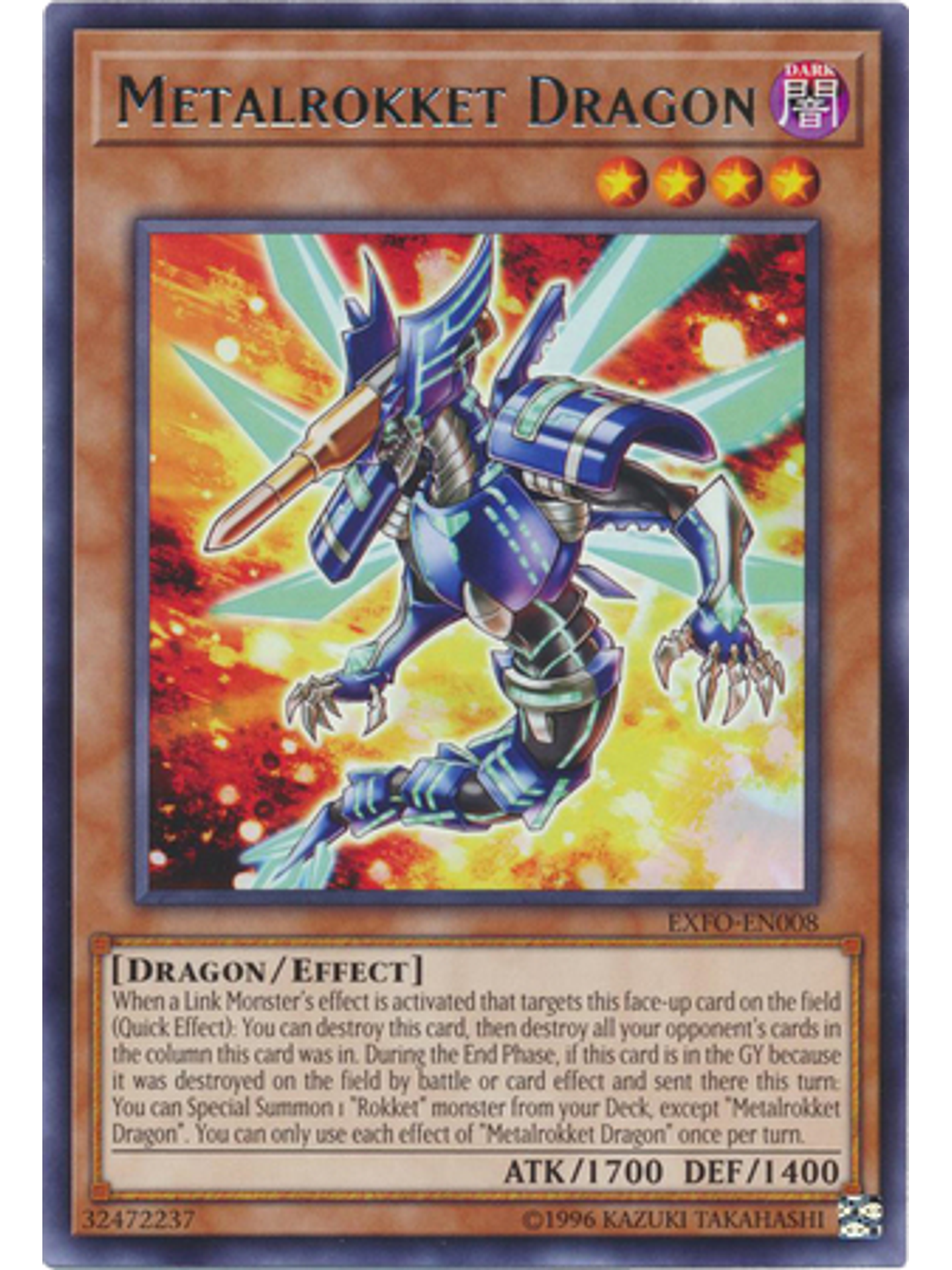 Metalrokket Dragon - EXFO-EN008 - Rare Unlimited 1