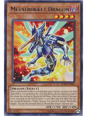 Metalrokket Dragon - EXFO-EN008 - Rare Unlimited