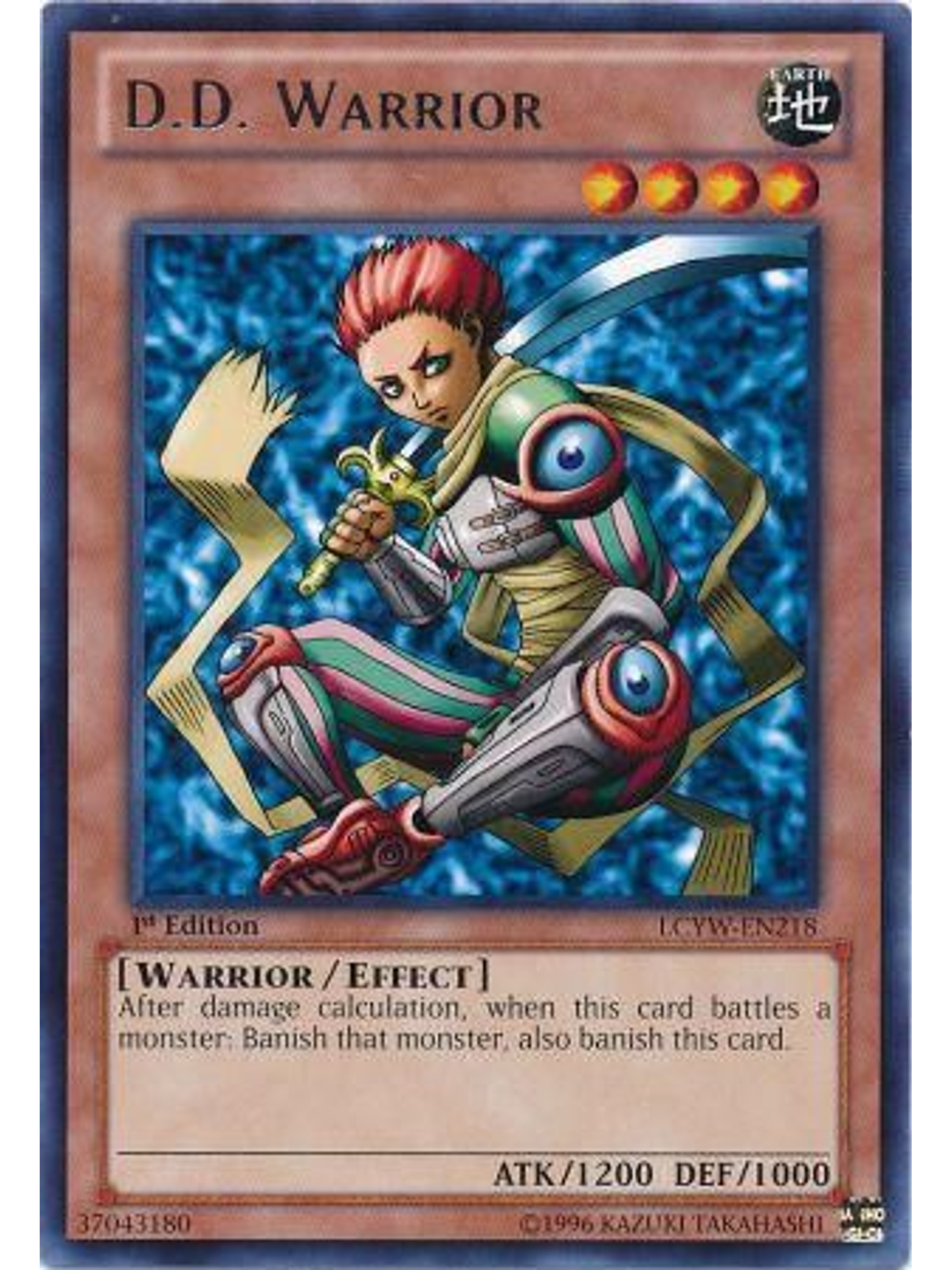 D.D. Warrior - LCYW-EN218 - Rare 1st Edition 1