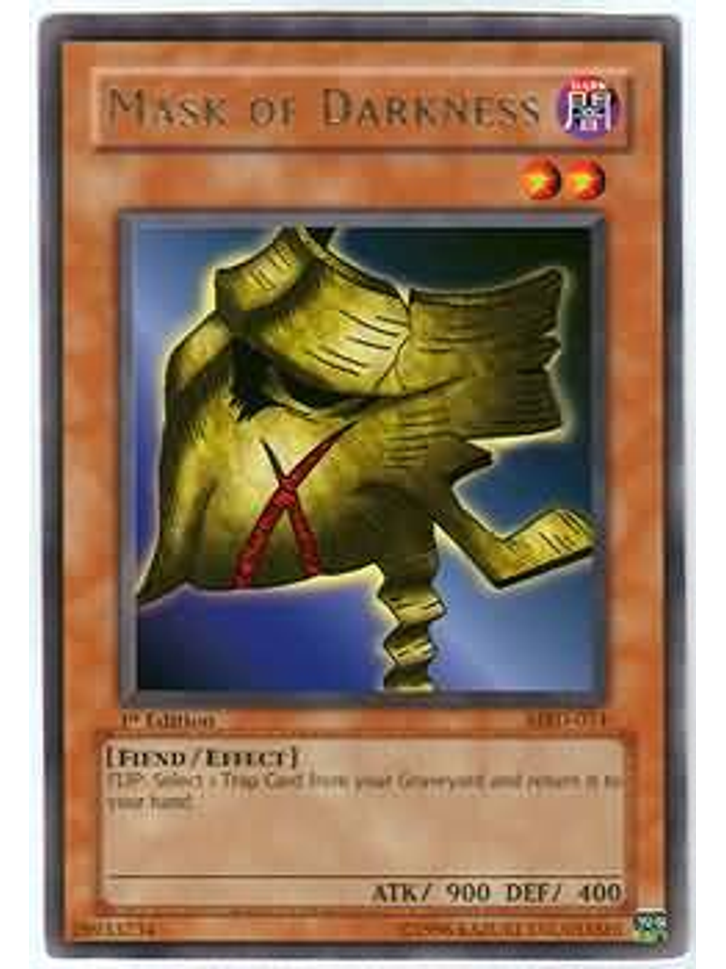 Mask of Darkness - MRD-014 - Rare 1st Edition 1