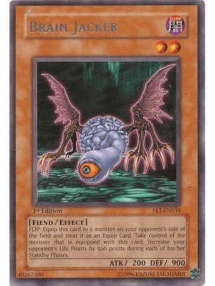 Brain Jacker - FET-EN034 - Rare 1st Edition