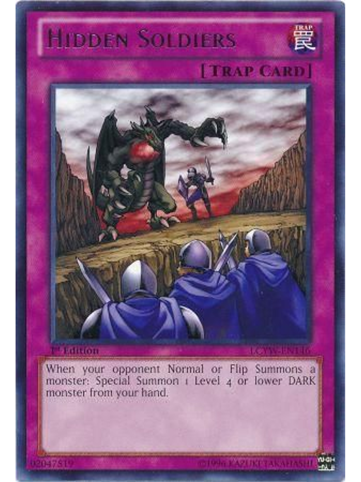 Hidden Soldiers - LCYW-EN146 - Rare 1st Edition 1