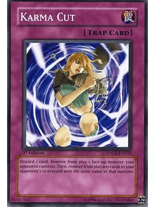 Karma Cut - SDDE-EN034 - Common 1st Edition