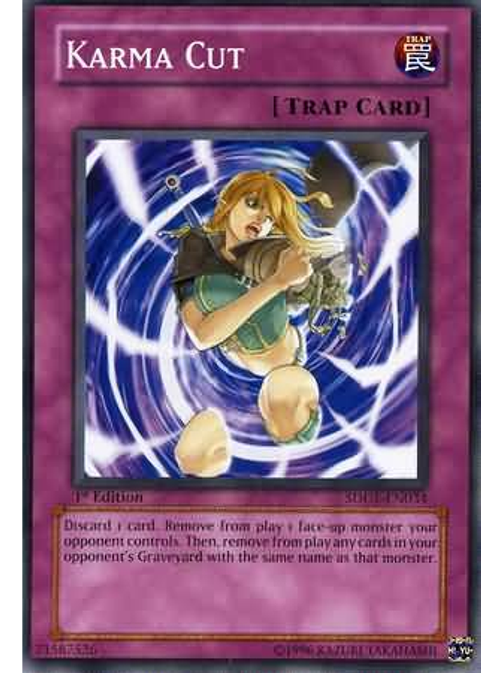 Karma Cut - SDDE-EN034 - Common 1st Edition 1