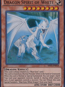 Dragon Spirit of White - SHVI-EN018 - Ultra Rare Unlimited