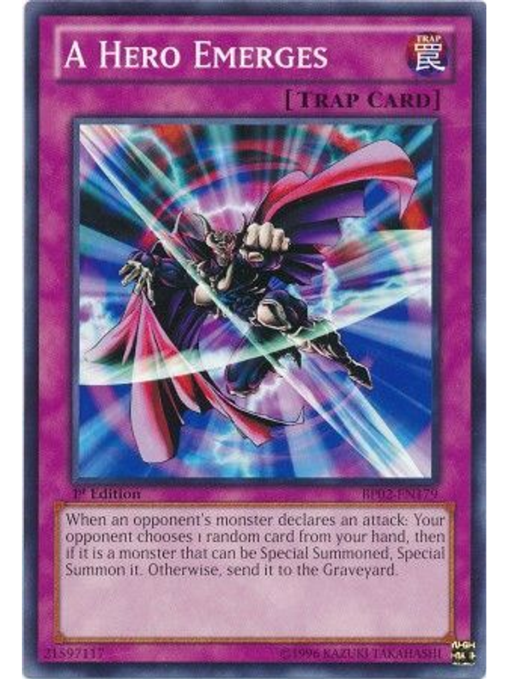 A Hero Emerges - BP02-EN179 - Common 1st Edition 1
