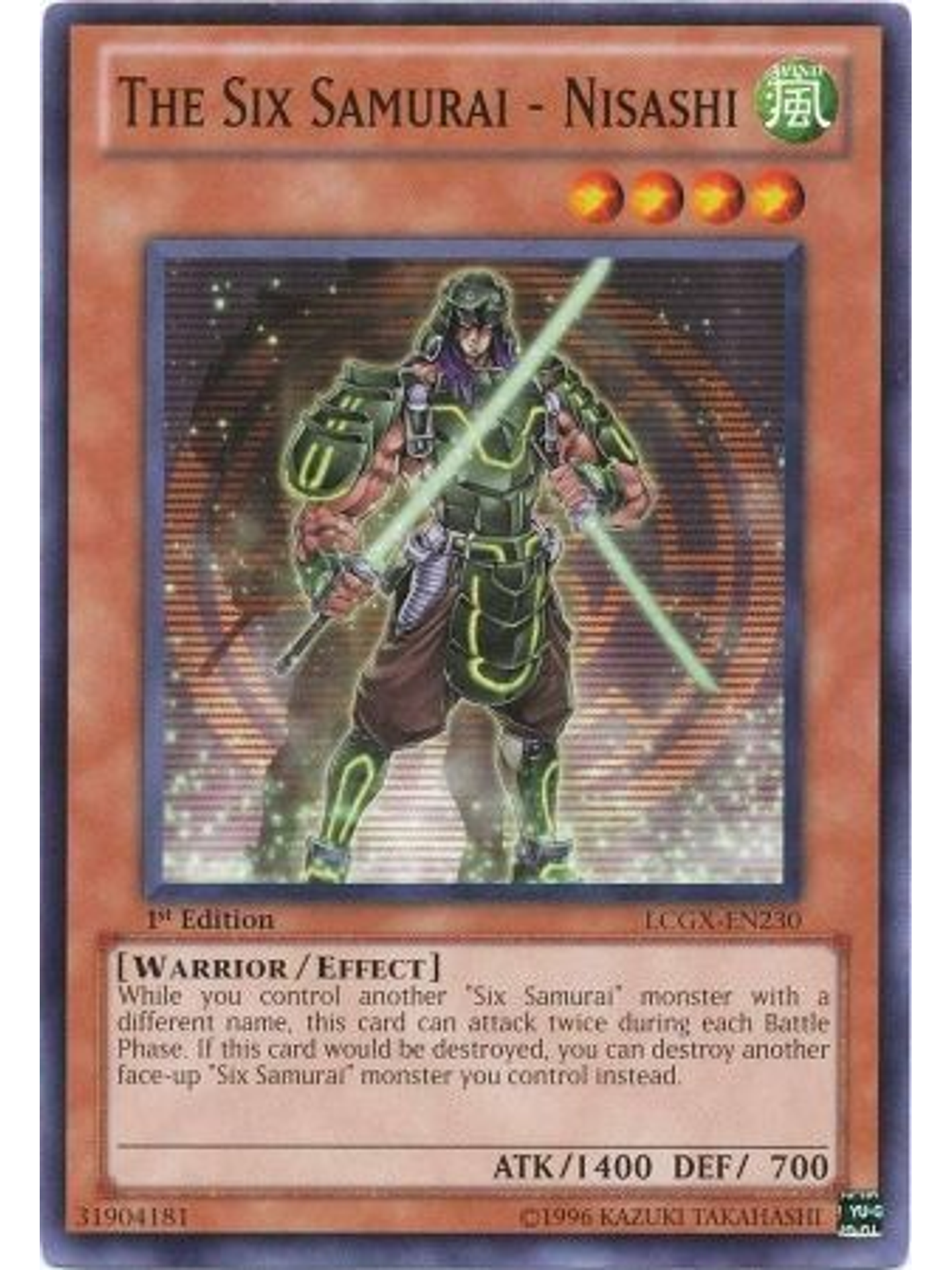 The Six Samurai - Nisashi - LCGX-EN230 - Common 1st Edition 1