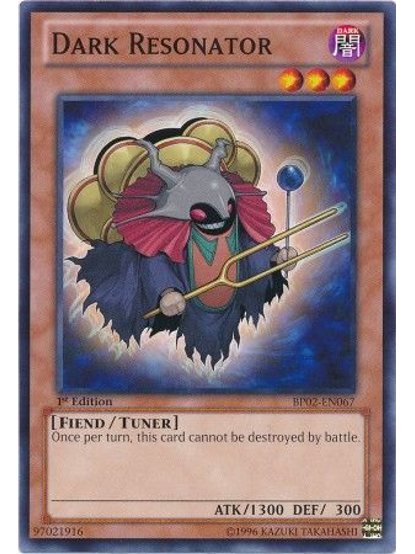 Dark Resonator - BP02-EN067 - Common 1st Edition 1