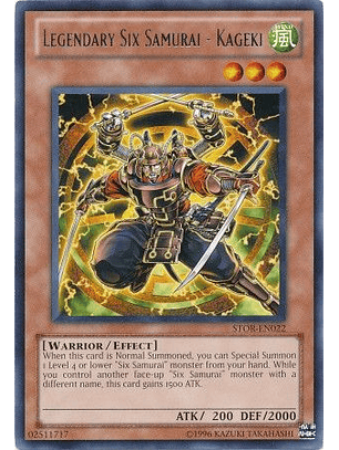 Legendary Six Samurai - Kageki - STOR-EN022 - Rare Unlimited
