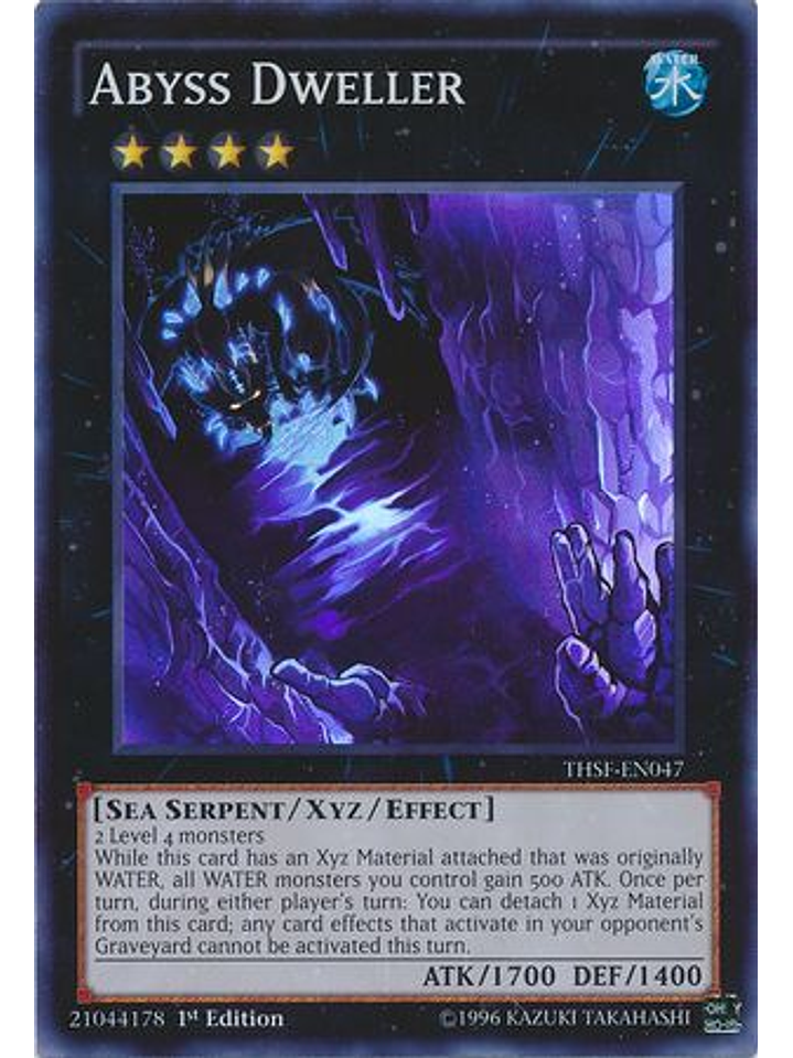 Abyss Dweller - THSF-EN047 - Super Rare 1st Edition 1